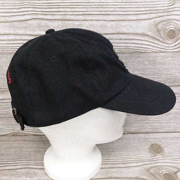 XM SATELLITE RADIO SIRIUS BLACK STRAPBACK PROMO BASEBALL HAT CAP - Picture 6 of 8